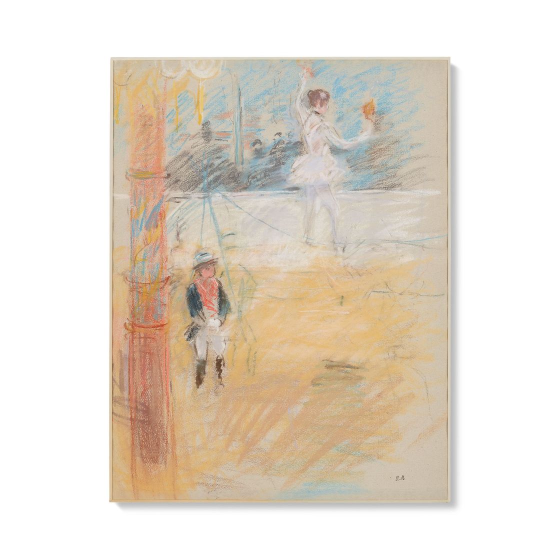 Berthe Morisot — В цирке ( прямая трансляция ); Тет-а-тет с Жюли Мане (оборотная сторона ), изображение 1