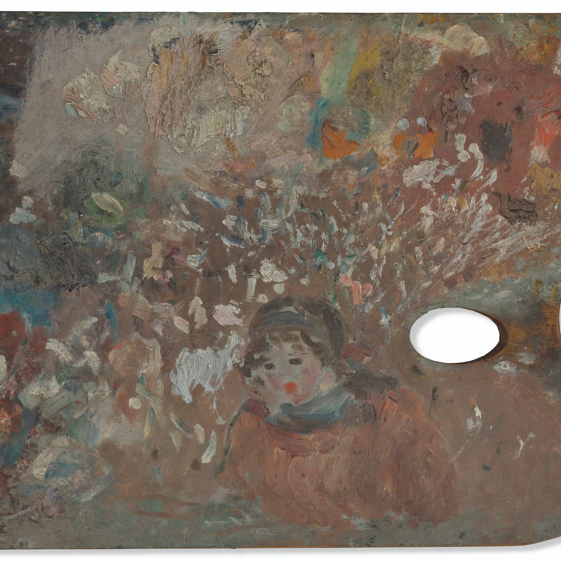 Berthe Morisot — Тет-а-тет (палитра), изображение 1