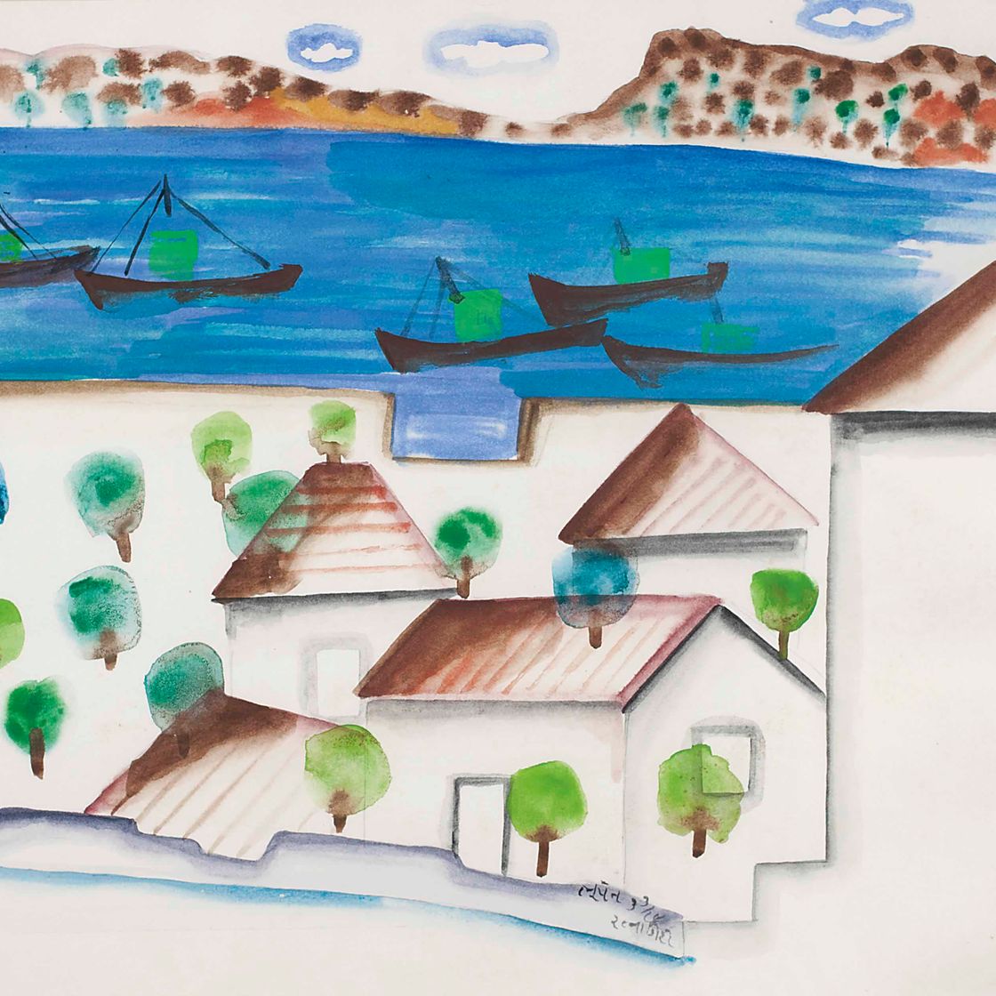 Bhupen Khakhar — Без названия