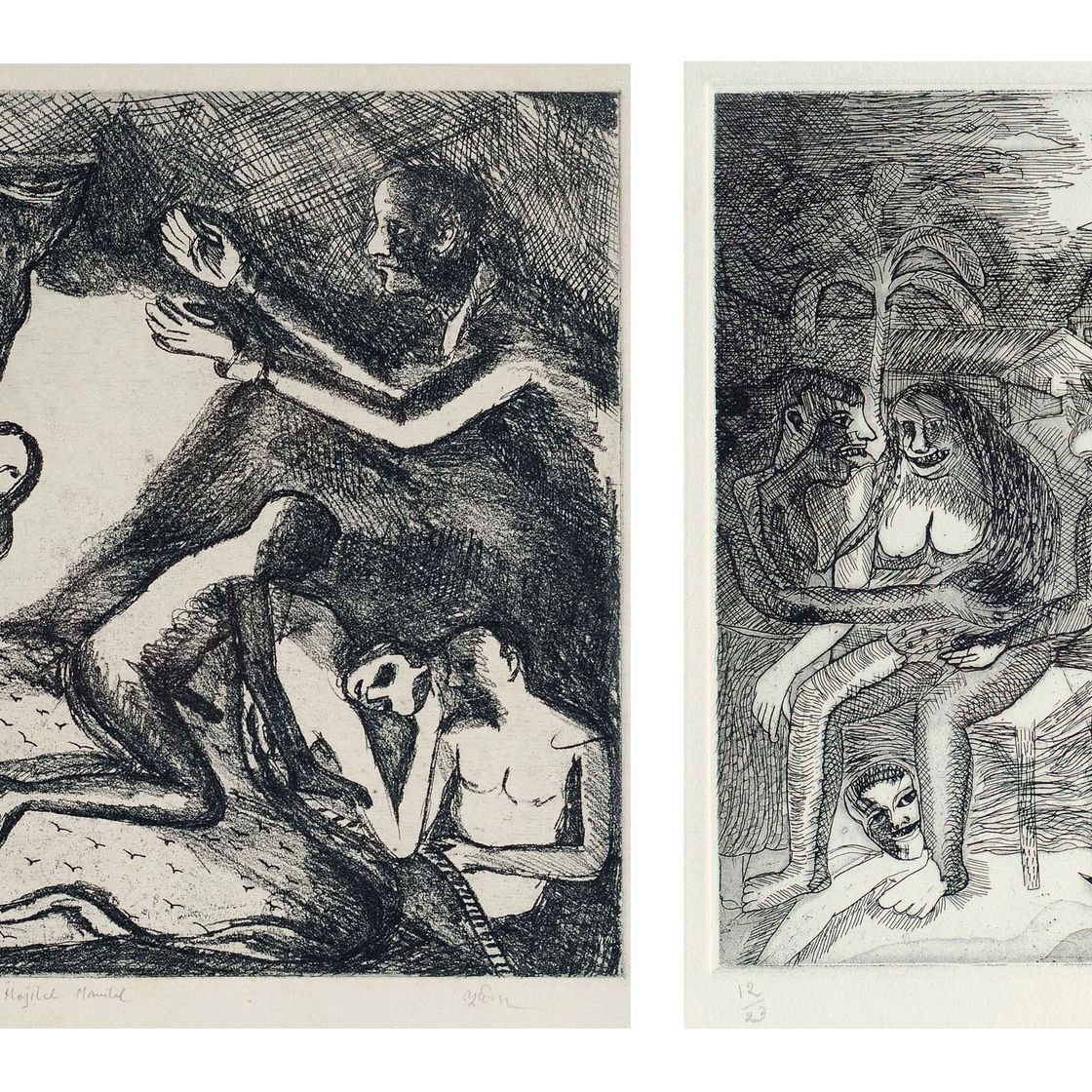 Bhupen Khakhar — Моджилал Манилал; Фигуры, изображение 1