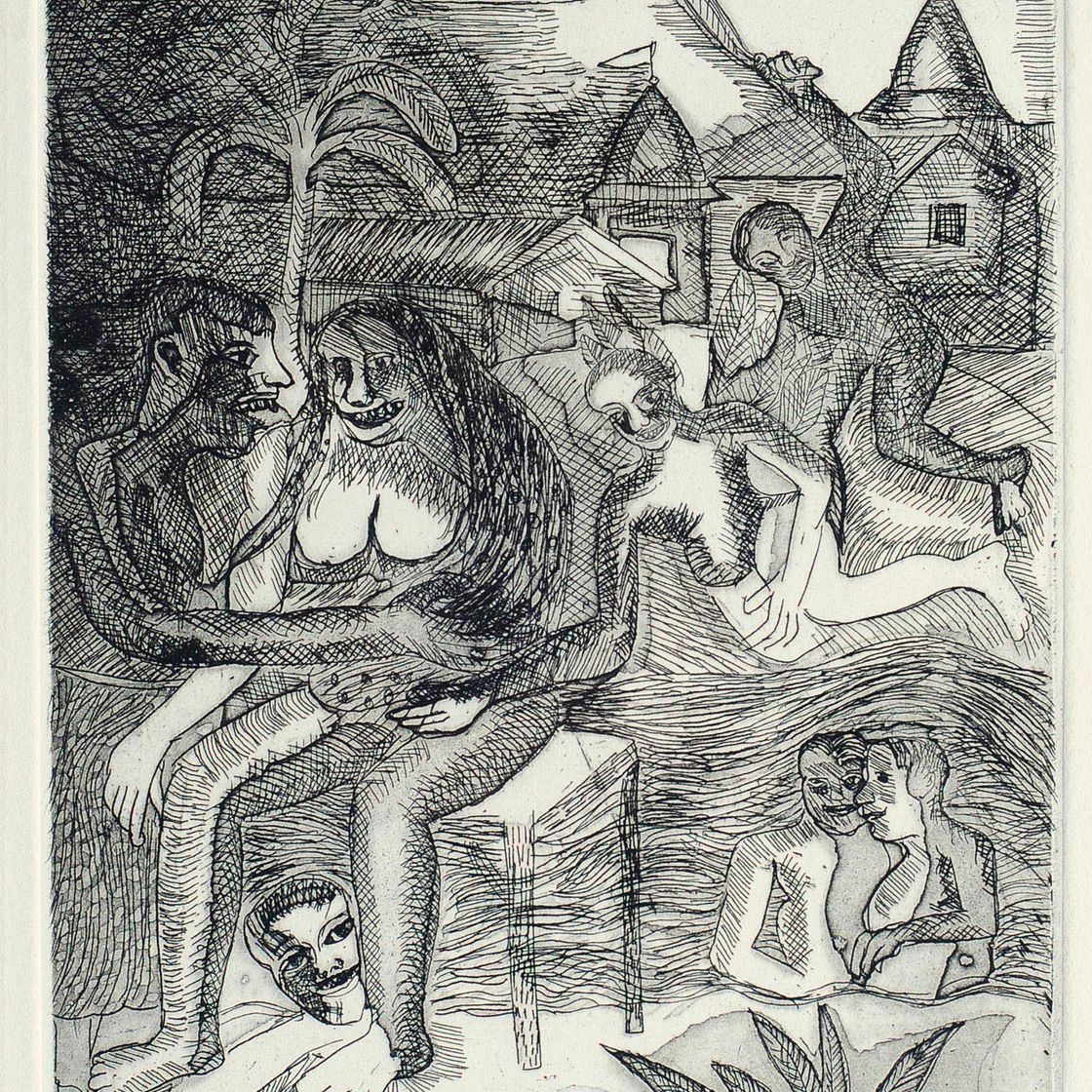 Bhupen Khakhar — Моджилал Манилал; Фигуры, изображение 3