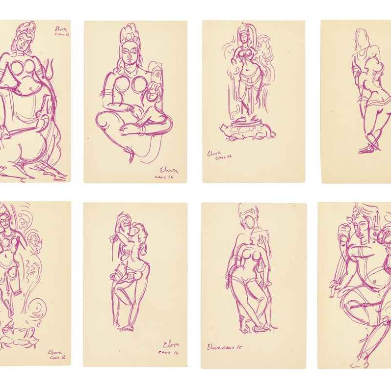 Biren De — Шива и Парвати; Хар-Парвати; САРАСВАТИ -Богиня познания; Джамуна; Богиня Дурга; Шива и Парвати; Танцующий Шива; Без названия