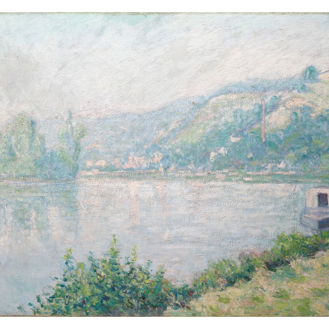 Blanche Hoschedé-Monet — Берега Сены, изображение 1