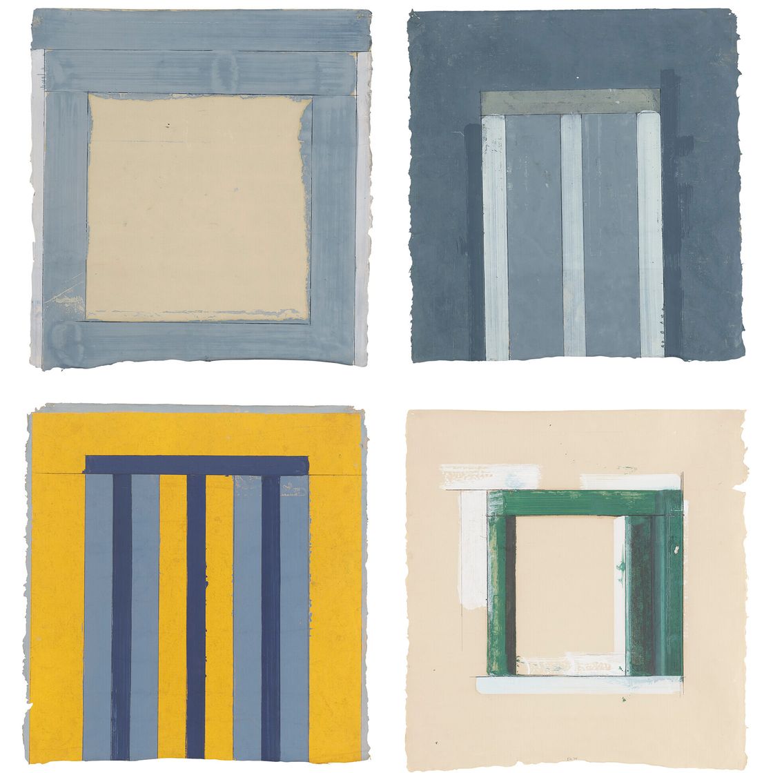 Brice Marden — Группа Гидры IV; Группа Гидры V; Группа Гидры VI; Группа Гидры IX [Четыре работы], изображение 1