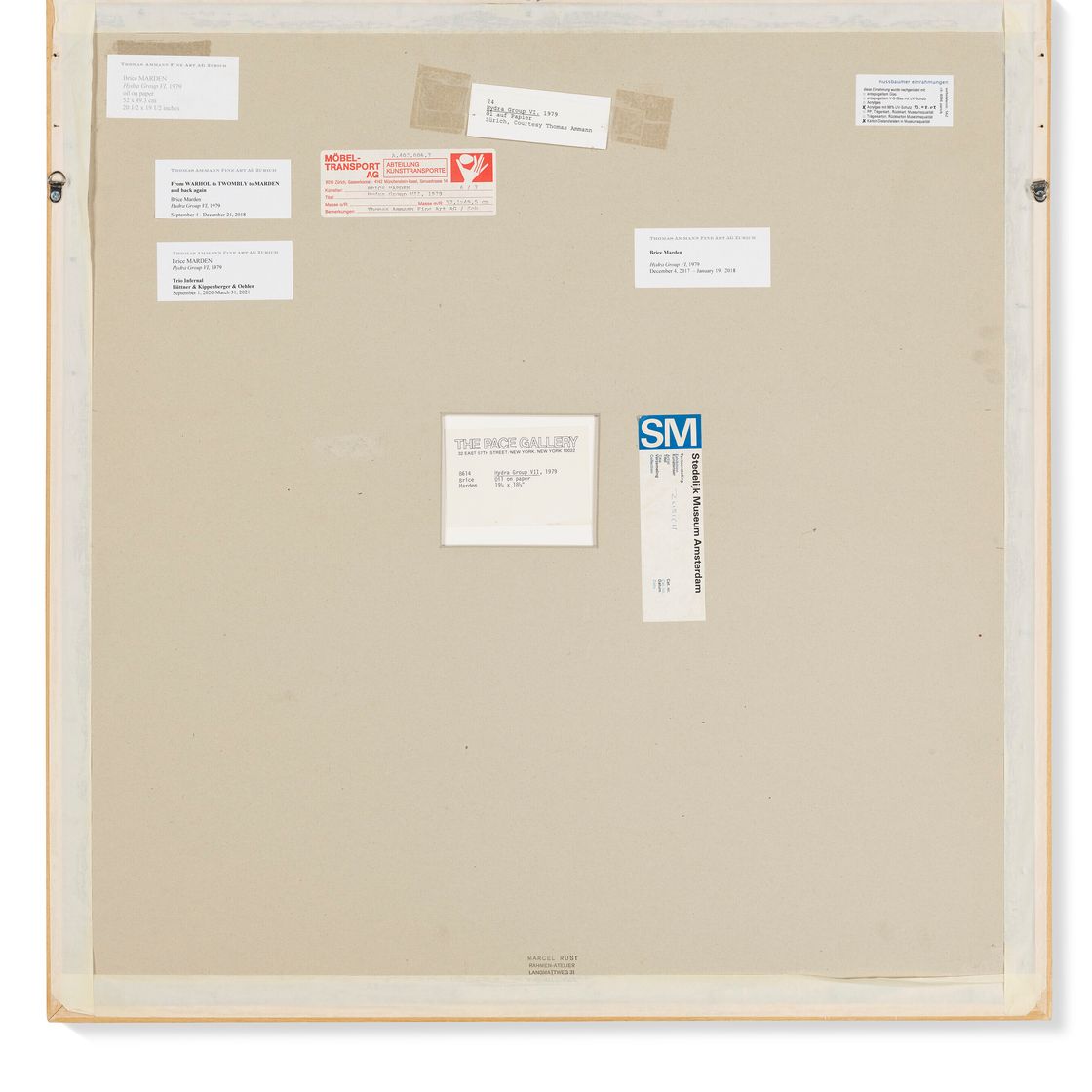 Brice Marden — Группа Гидры IV; Группа Гидры V; Группа Гидры VI; Группа Гидры IX [Четыре работы], изображение 6