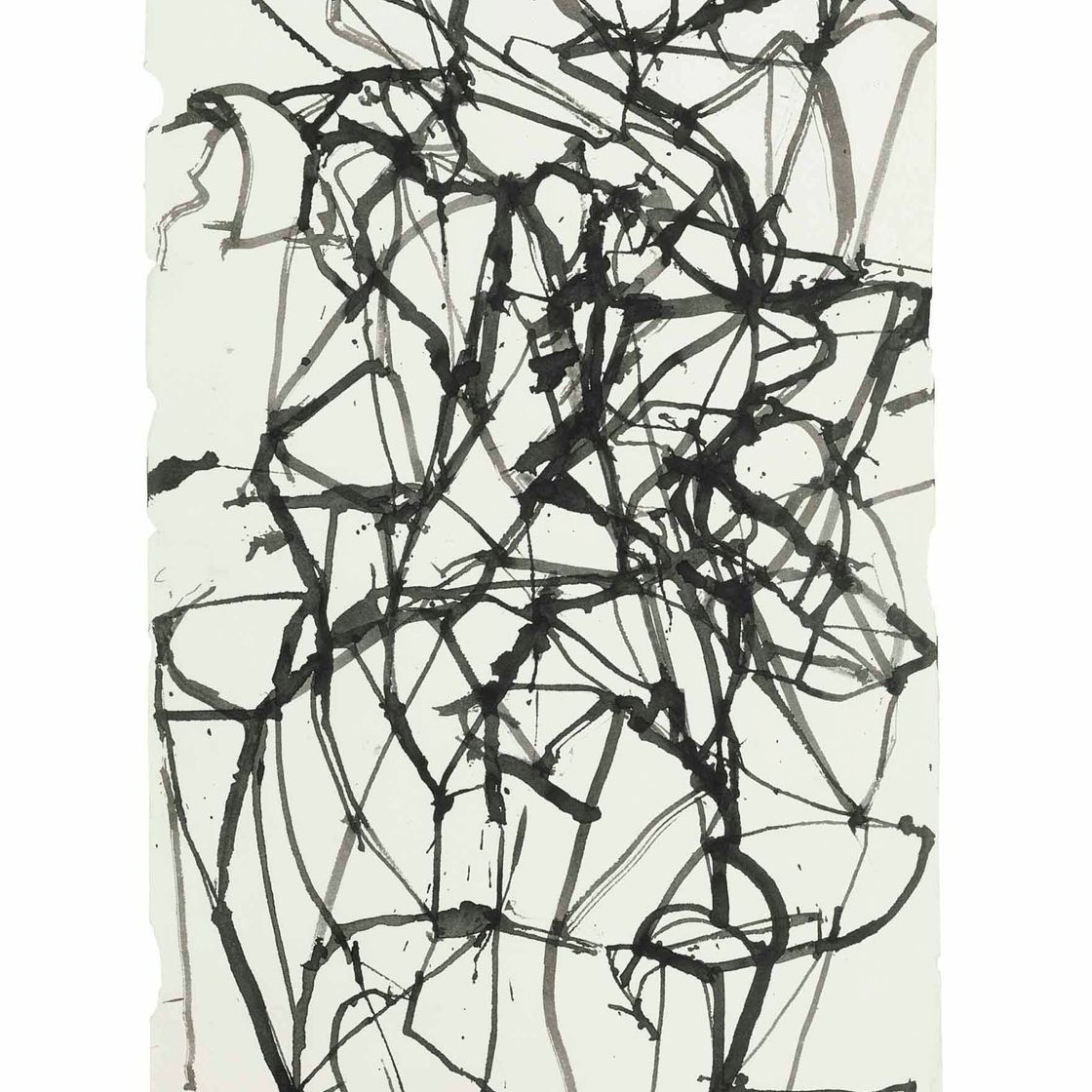 Brice Marden — Исследование по рисованию двустиший III