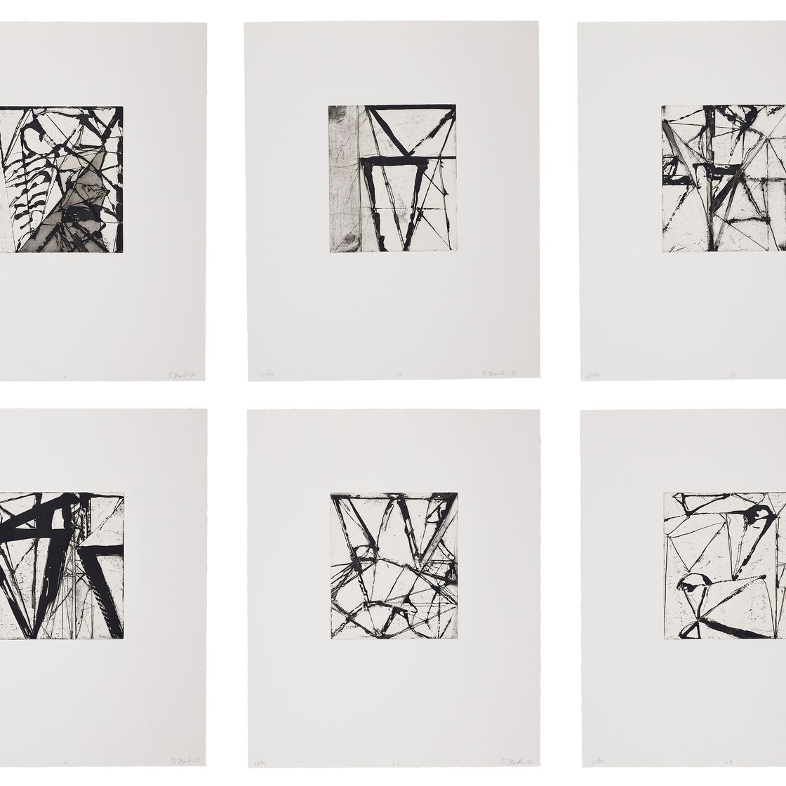 Brice Marden — Гравюры для Rexroth, изображение 1