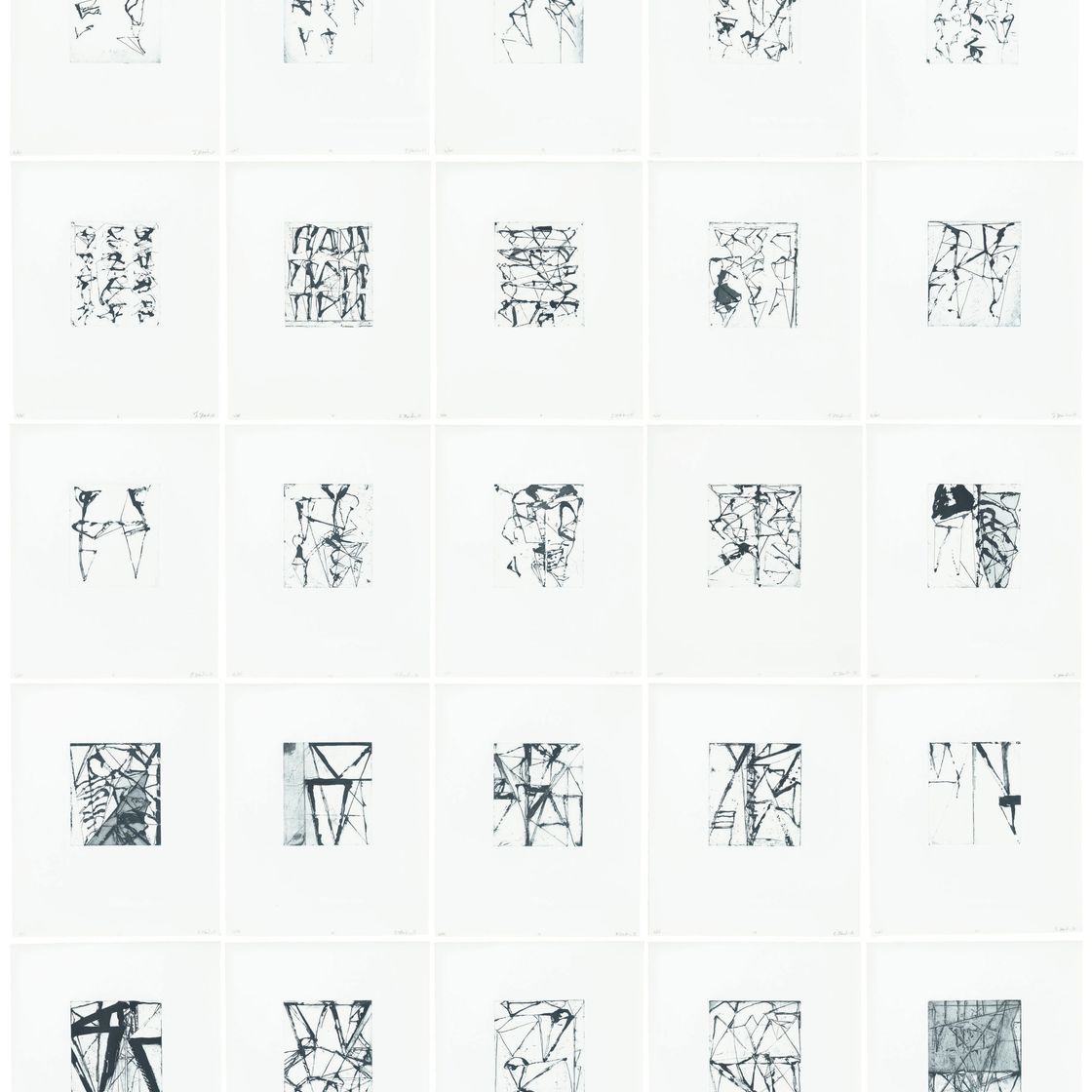 Brice Marden — Гравюры для Rexroth, изображение 1