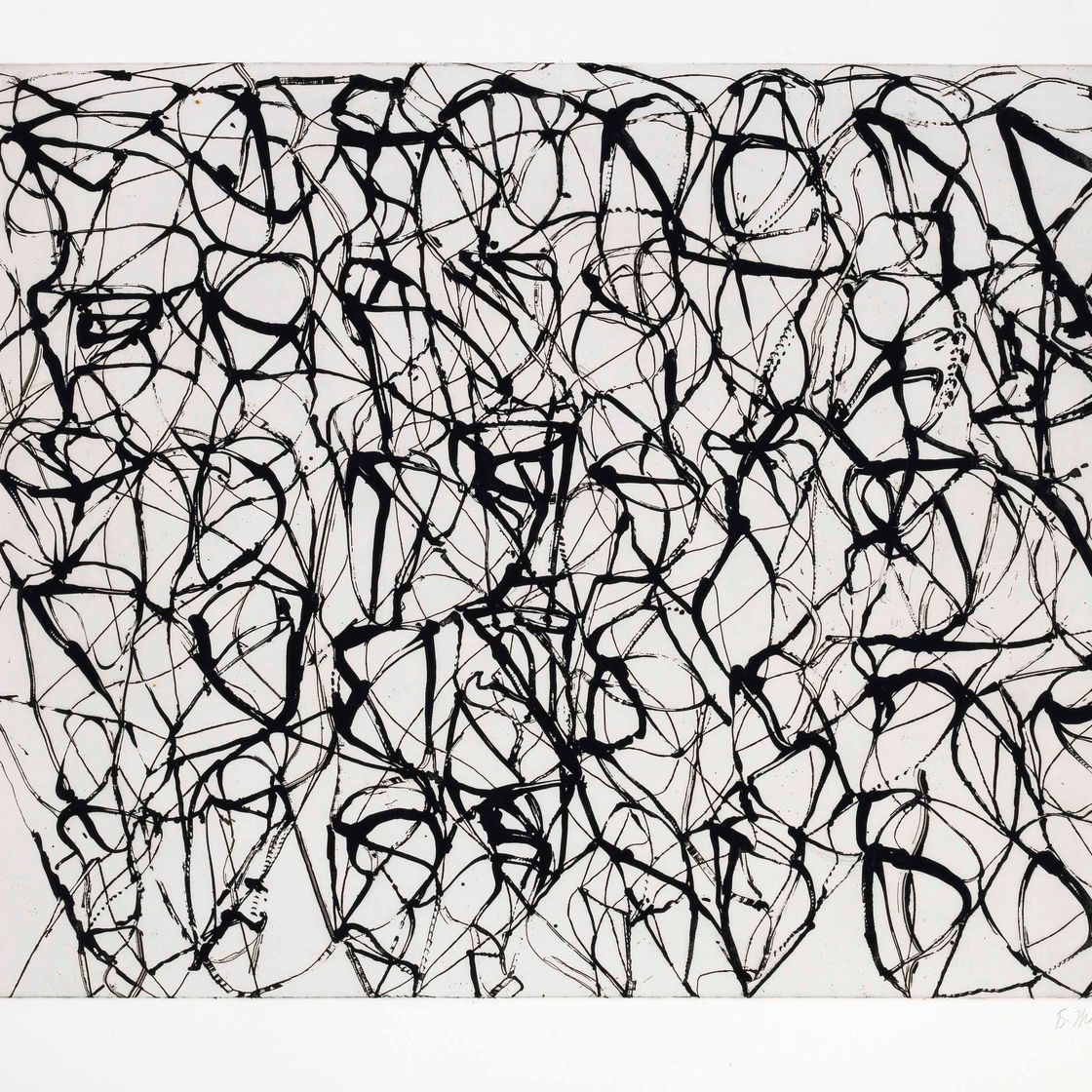 Brice Marden — #4, из серии "Холодная гора", "Изучение дзен"