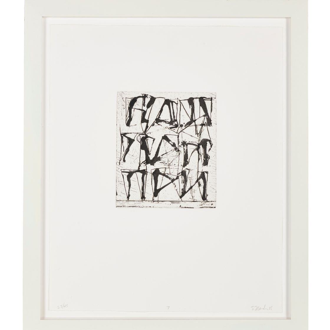 Brice Marden — Гравюры для Рексрота : четыре оттиска, изображение 7