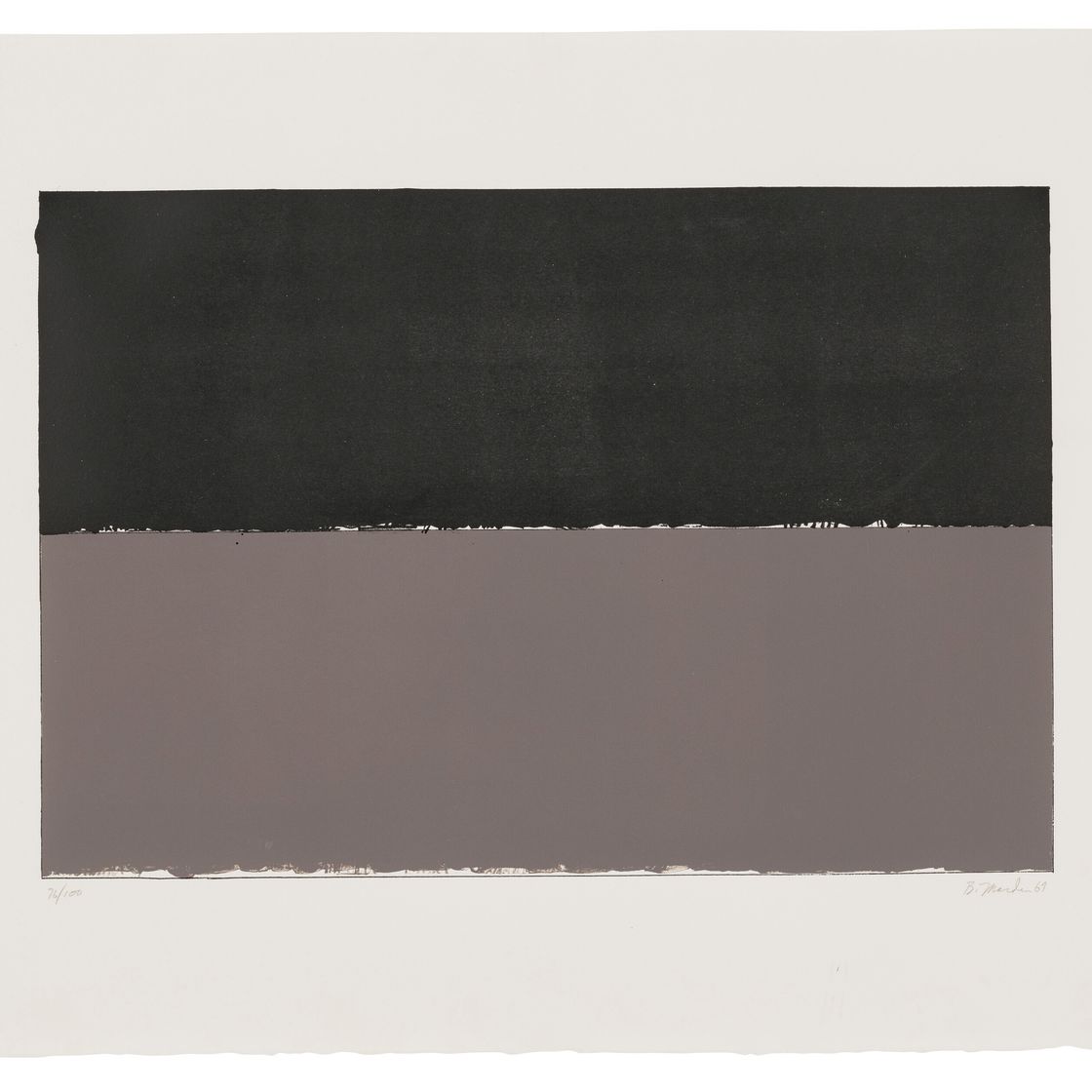 Brice Marden — Персидский залив, из Нью-Йорка, десять