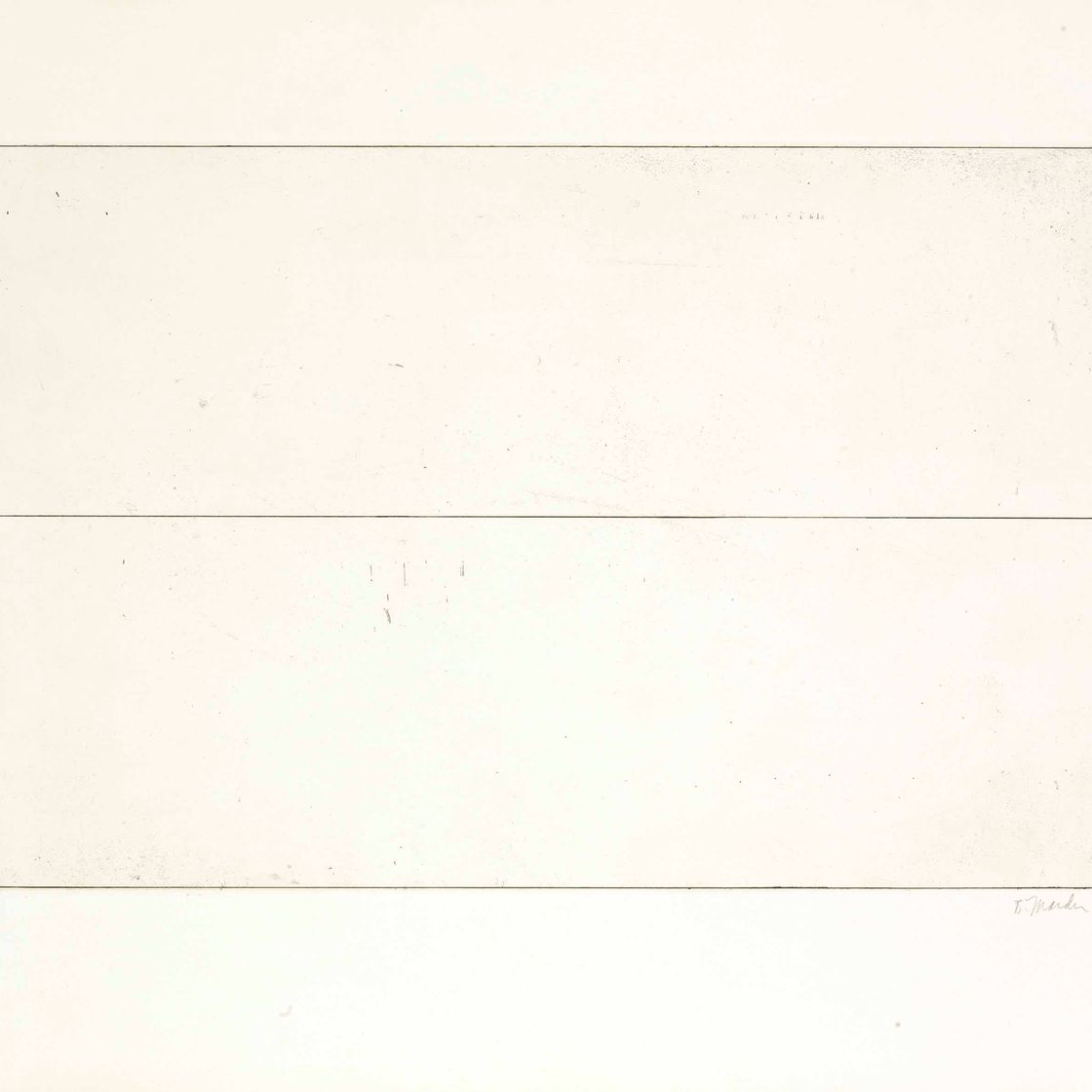 Brice Marden — Десять дней: один отпечаток