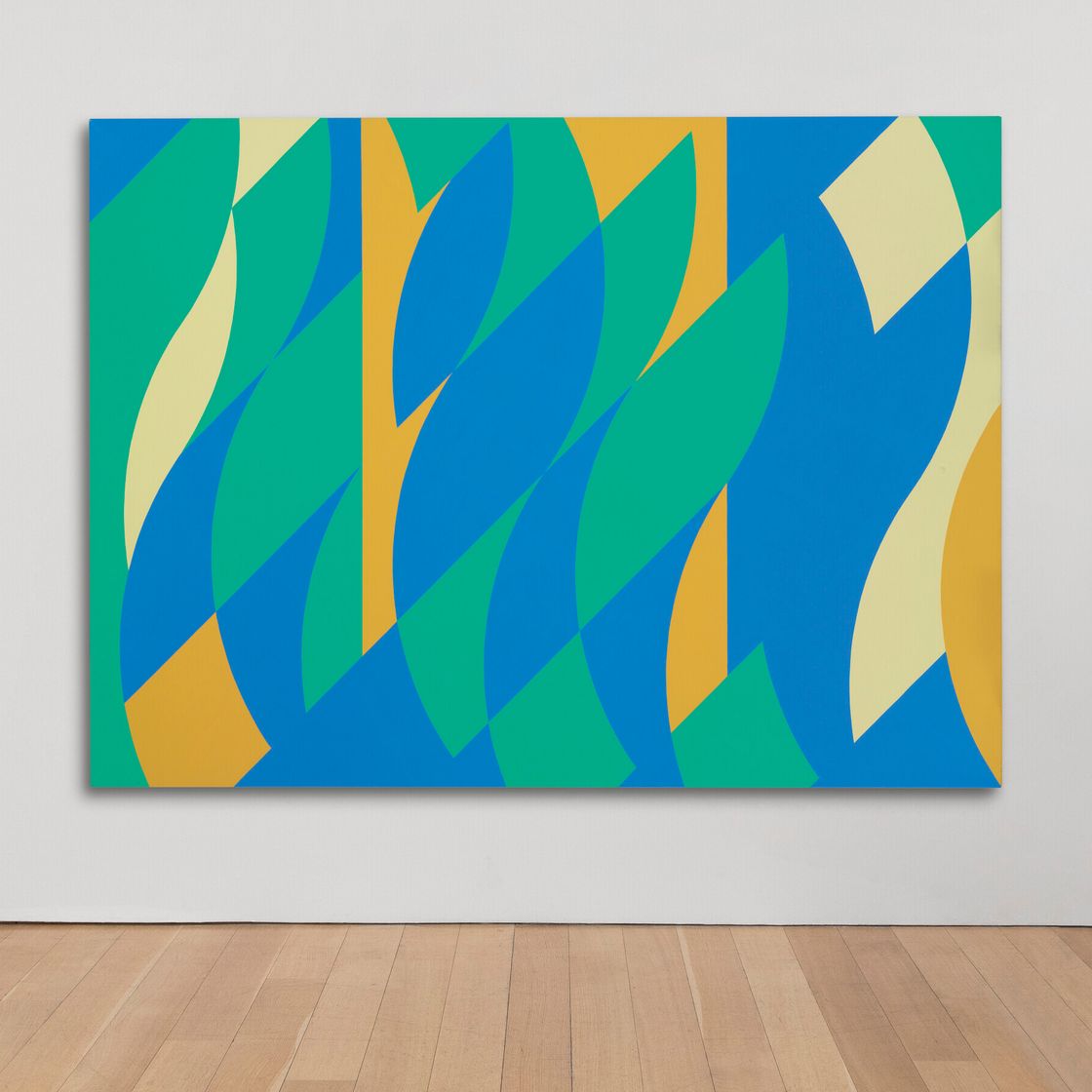 Bridget Riley — Картина с двумя вертикалями 3, изображение 3