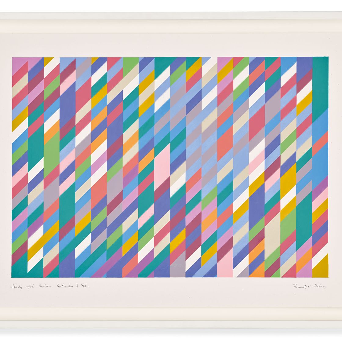 Bridget Riley — Этюд после мультфильма. 5 сентября 90-го., изображение 2