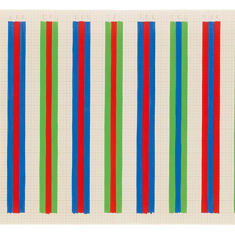 Bridget Riley — Последовательность В - Исследование для "Paean", изображение 1