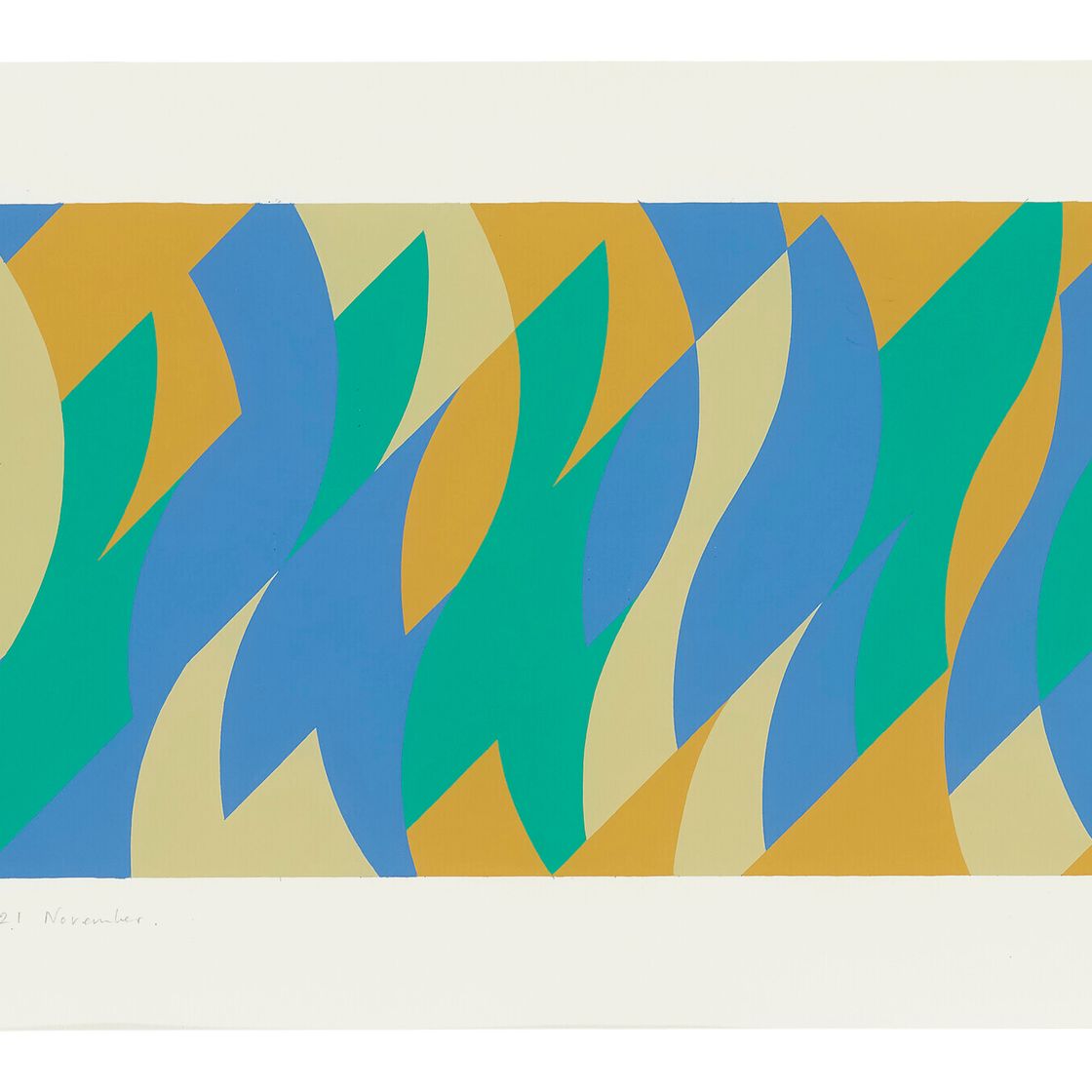 Bridget Riley — Исследование для редакции В "День и ночь", изображение 1