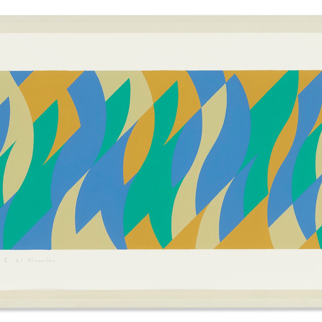 Bridget Riley — Исследование для редакции В "День и ночь", изображение 2