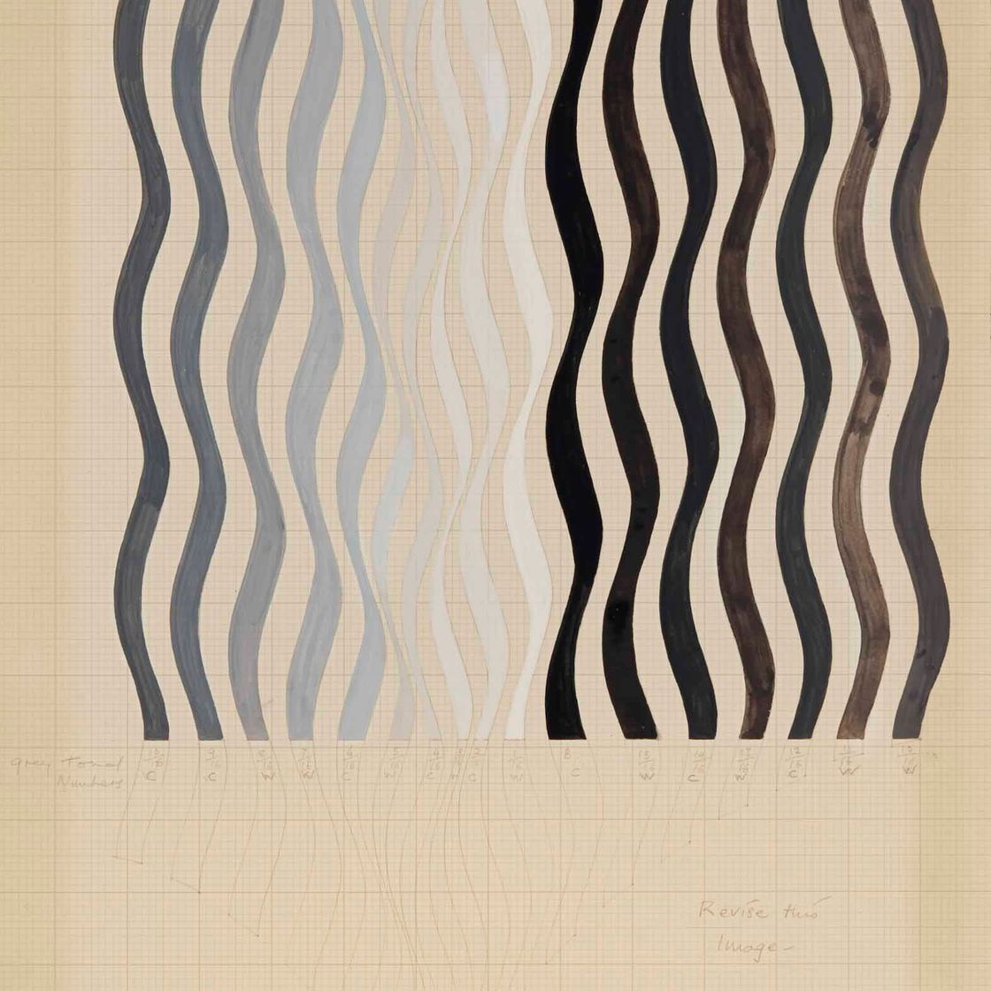 Bridget Riley — Композиция 1965 года