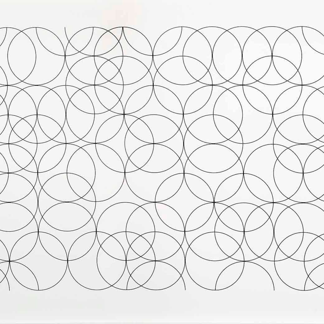 Bridget Riley — Композиция с кругами 2 (Шуберт, 46)