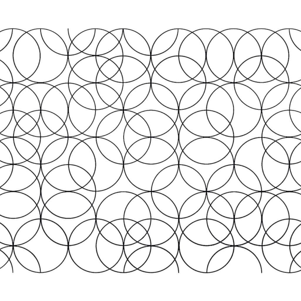 Bridget Riley — Композиция с кругами 2 (Шуберт, 46)