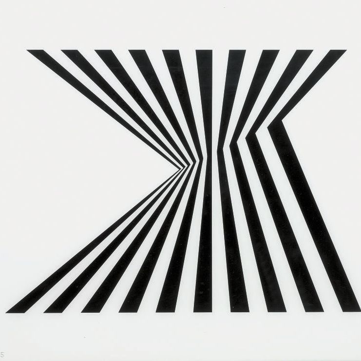Bridget Riley — Без названия (Фрагмент 1) (Шуберт 5а)