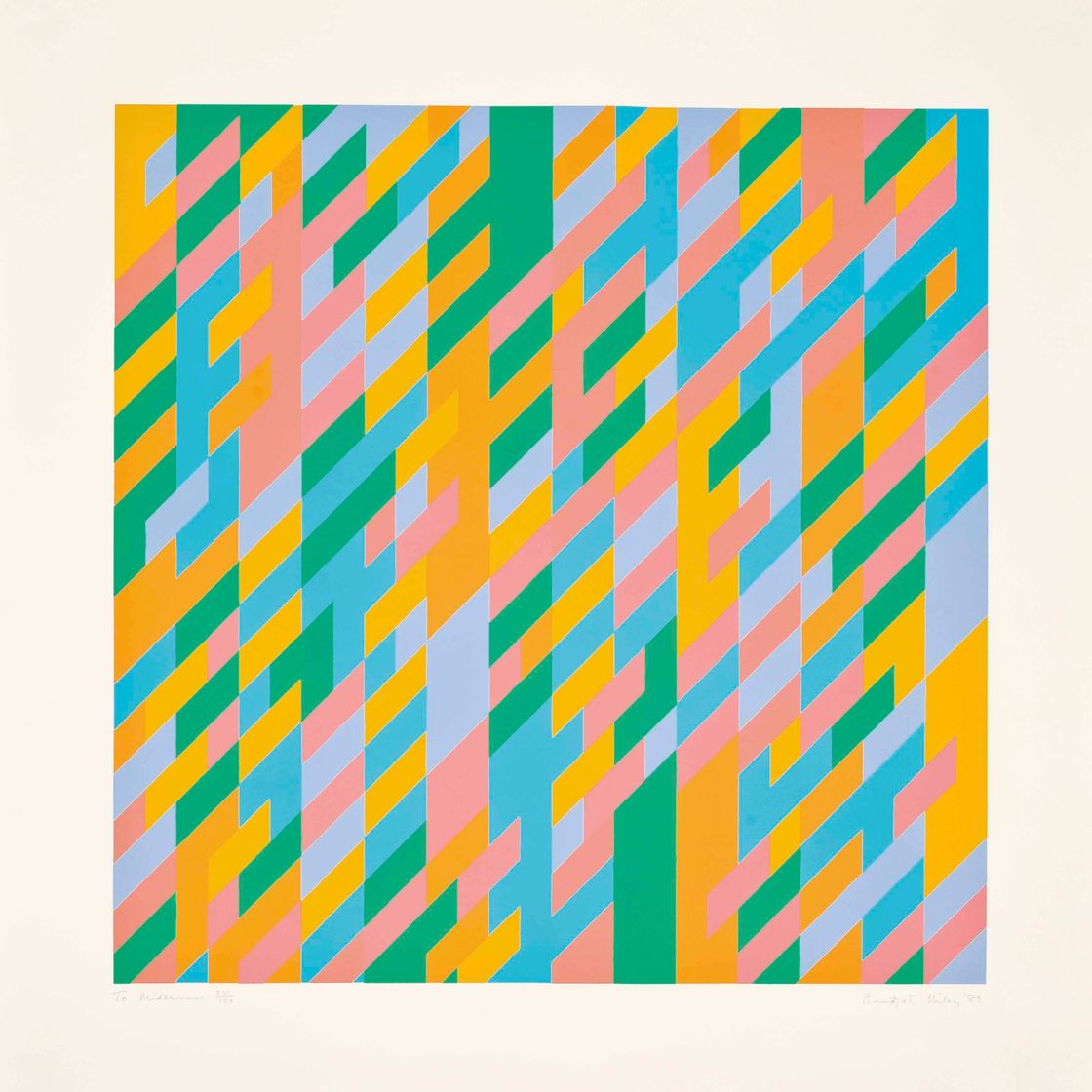 Bridget Riley — К середине лета (Шуберт, 34)