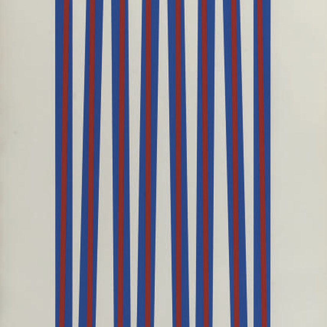 Bridget Riley — Вытянутые треугольники I