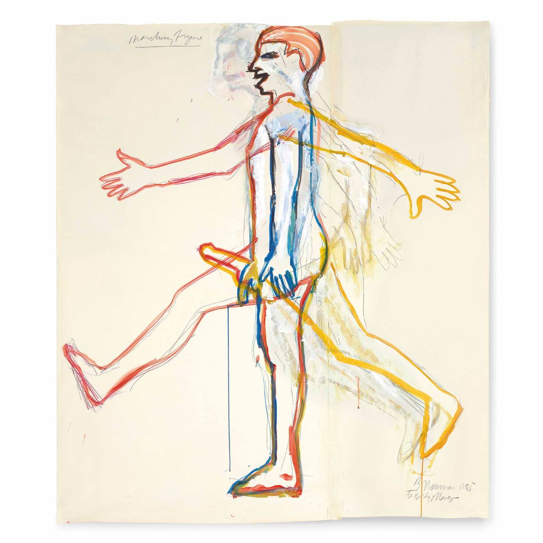 Bruce Nauman — Марширующая фигура