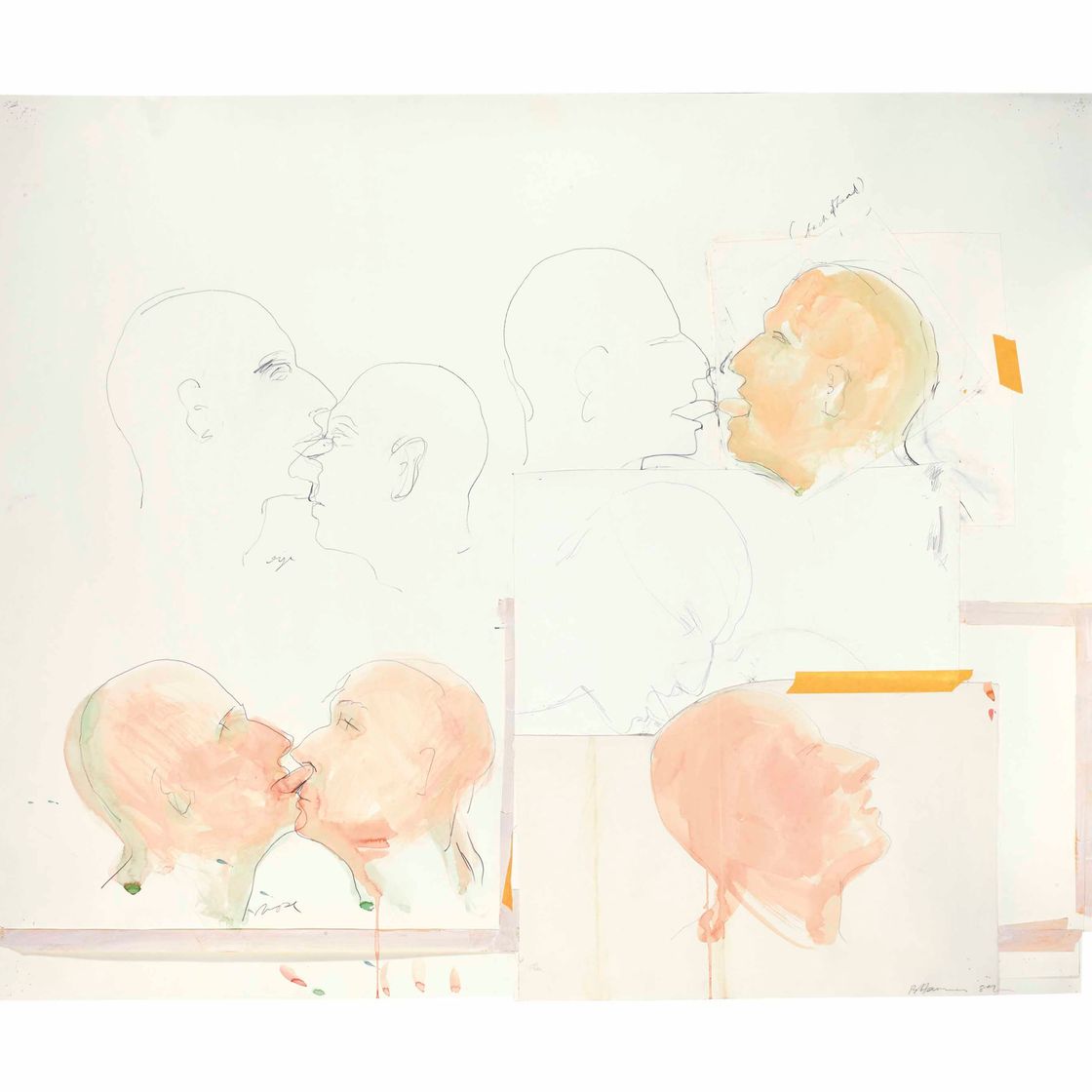 Bruce Nauman — Четыре головы