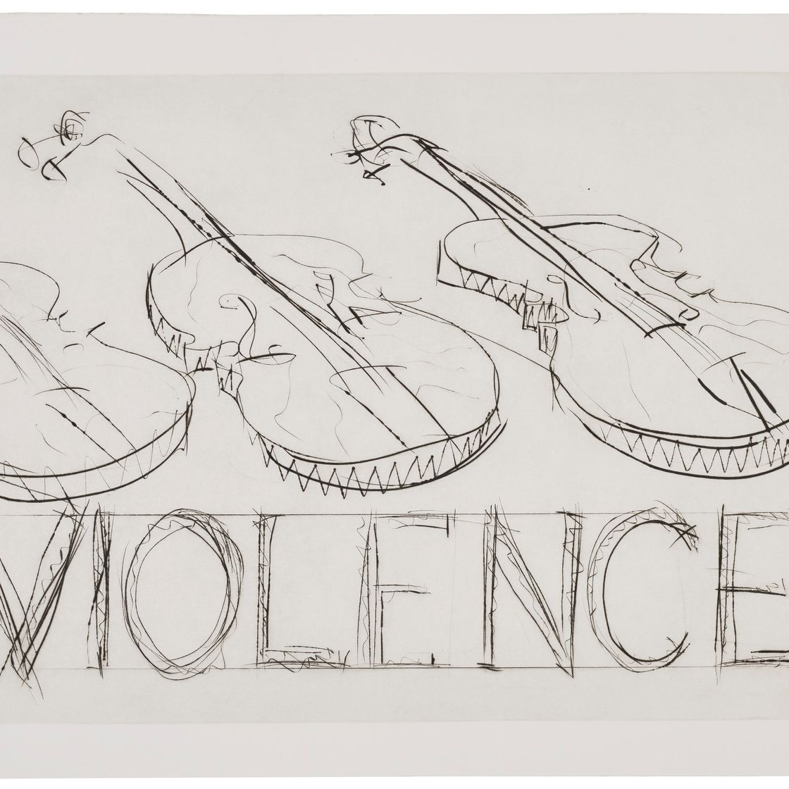 Bruce Nauman — Скрипки/Насилие, изображение 1