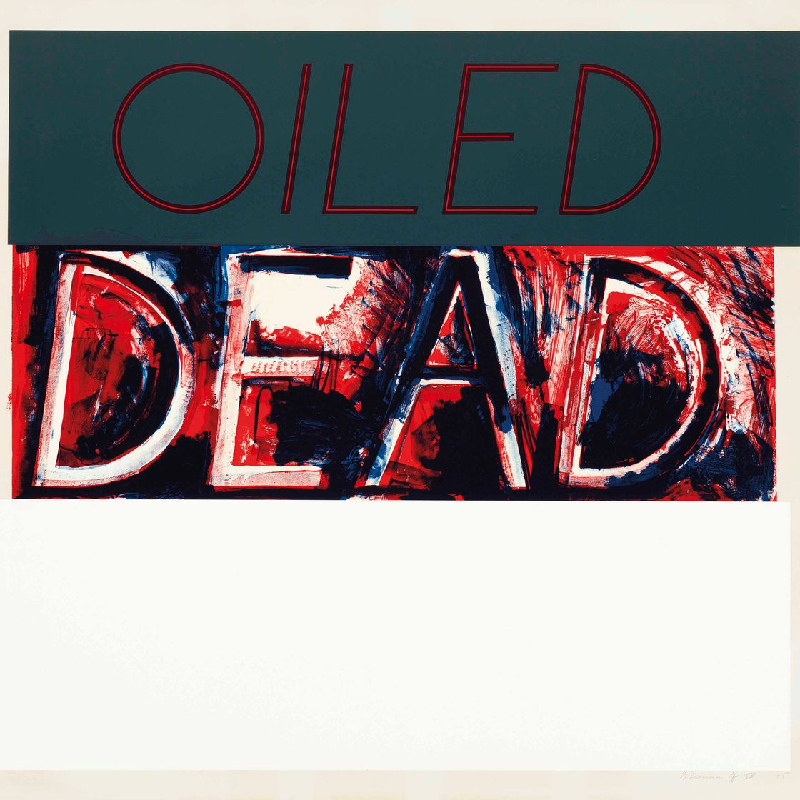 Bruce Nauman — Смазанный мертвый (состояние)