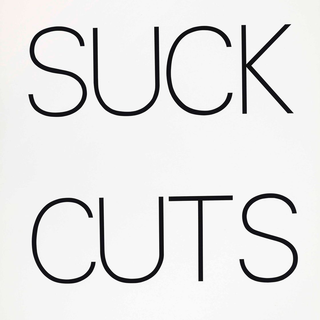 Bruce Nauman — Отсасывать порезы