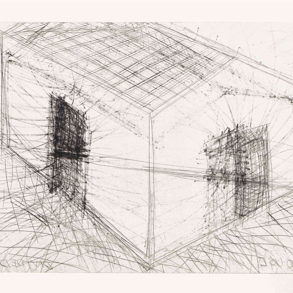 Bruce Nauman — Разделенный дом
