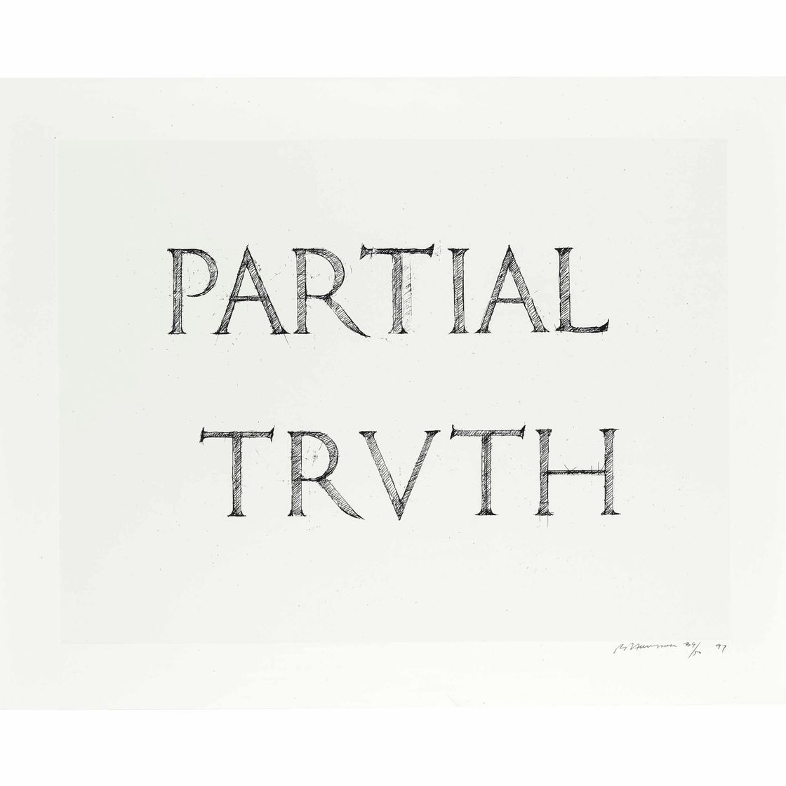 Bruce Nauman — Частичная истина