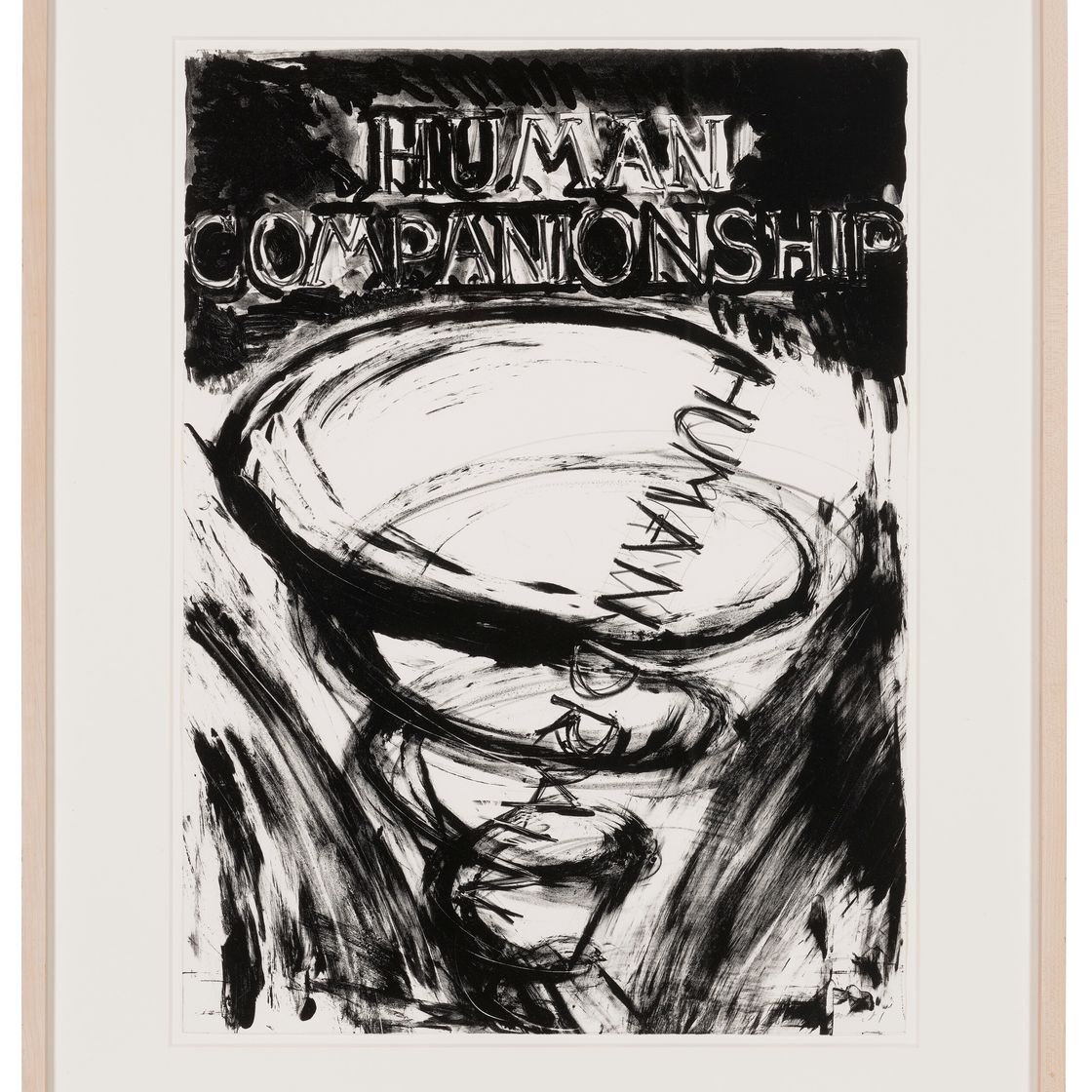 Bruce Nauman — "Человеческое общение", "Утечка человеческих ресурсов" из восьми литографий в пользу Фонда современного исполнительского искусства, Inc., изображение 2
