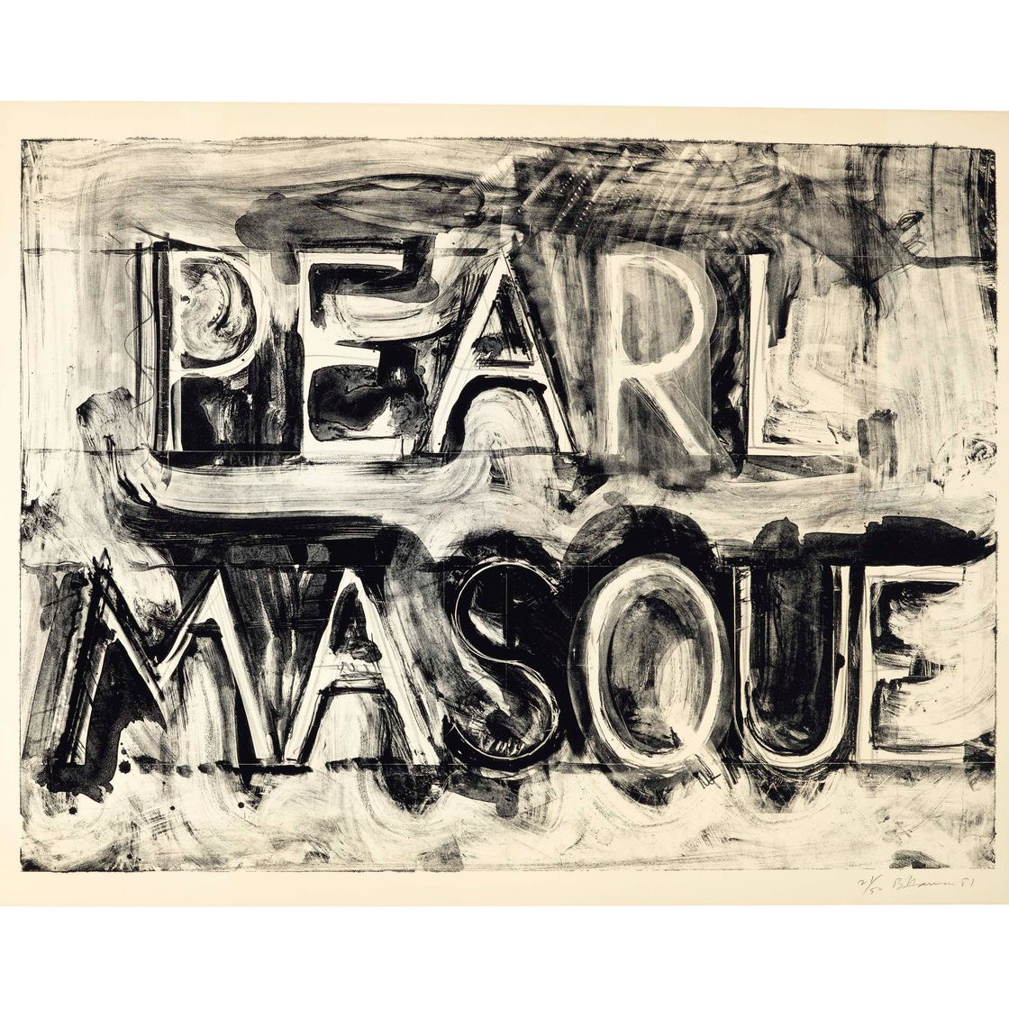 Bruce Nauman — Жемчужная маска