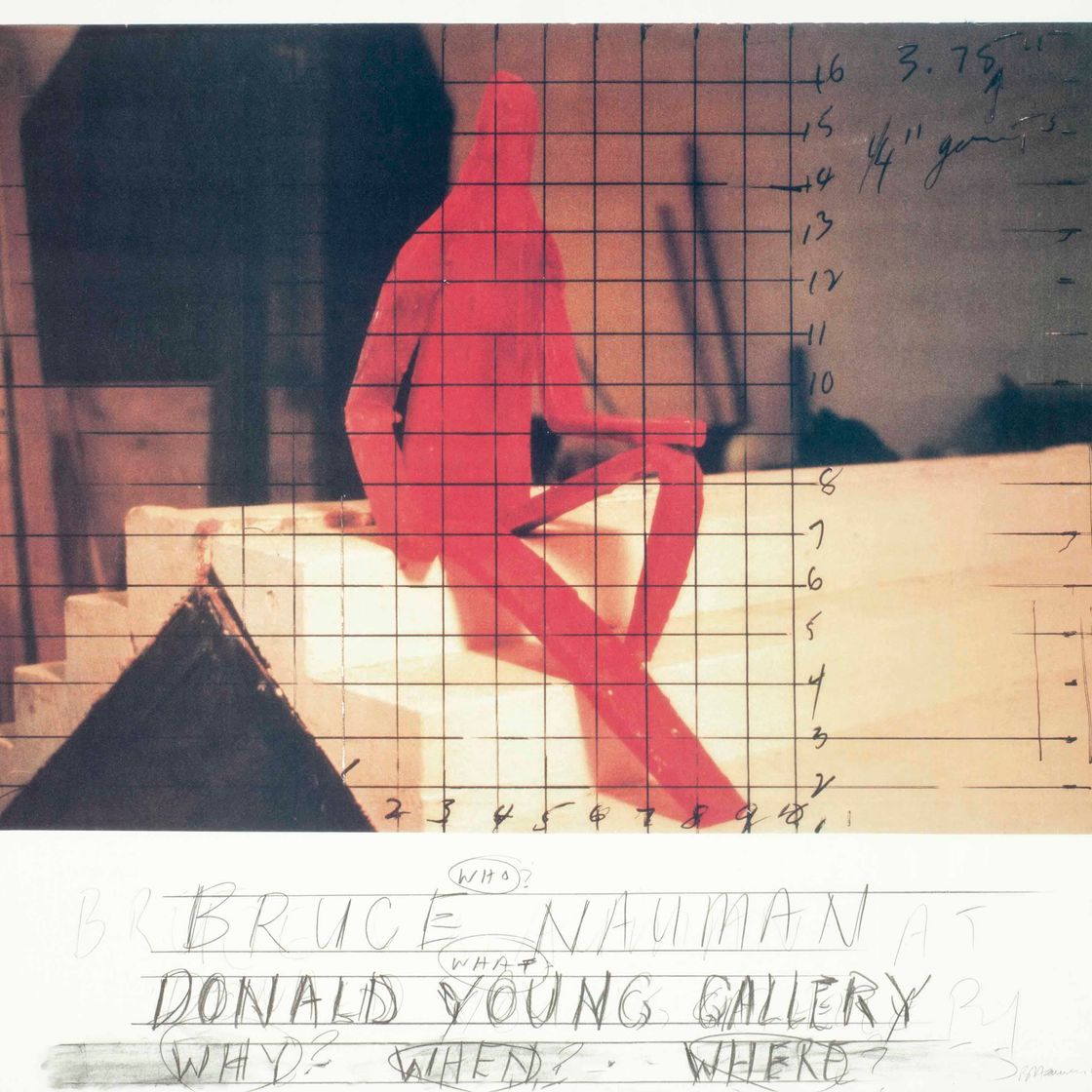 Bruce Nauman — Афиша выставки "Кто, что, где, когда"