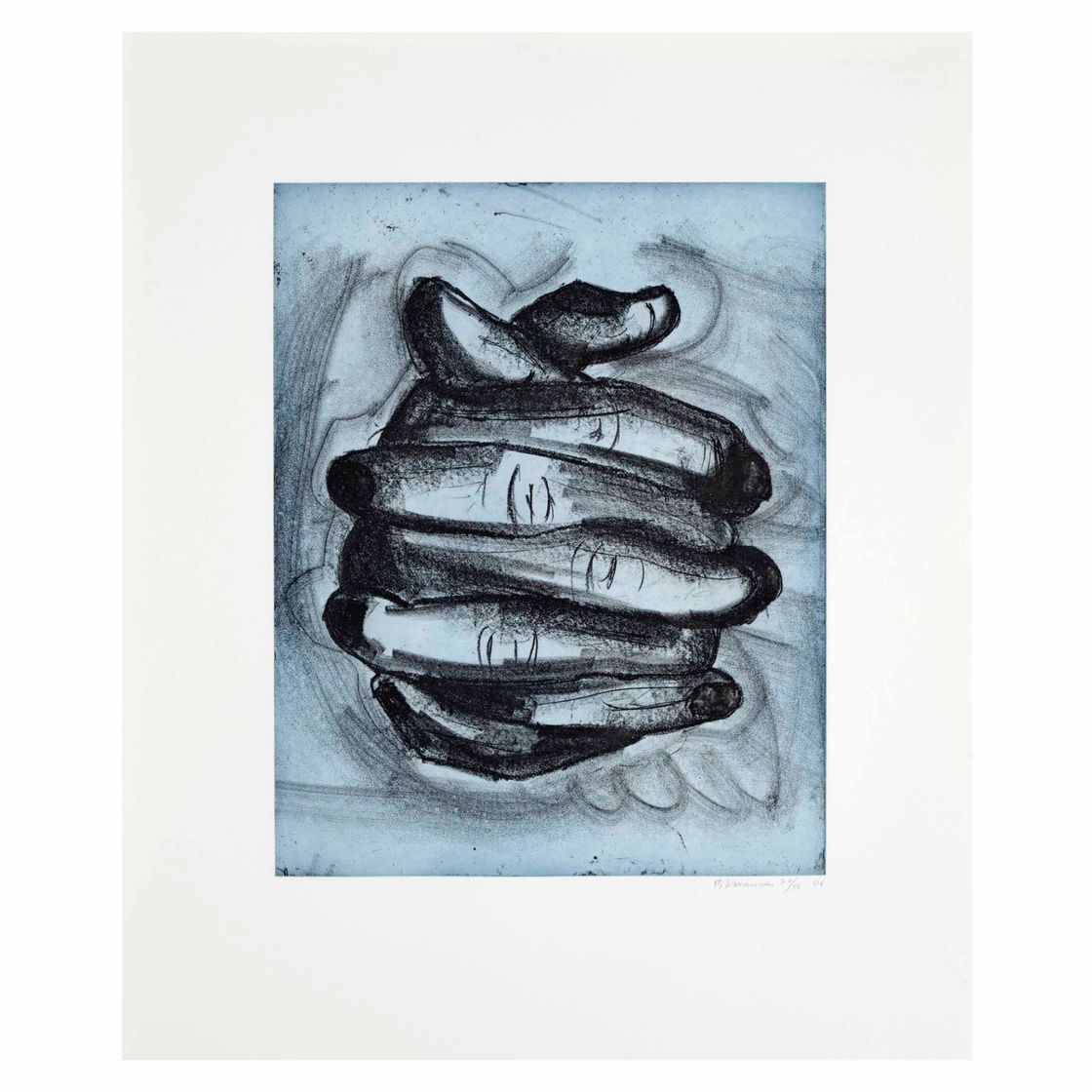Bruce Nauman — Нежно-голубой грунт