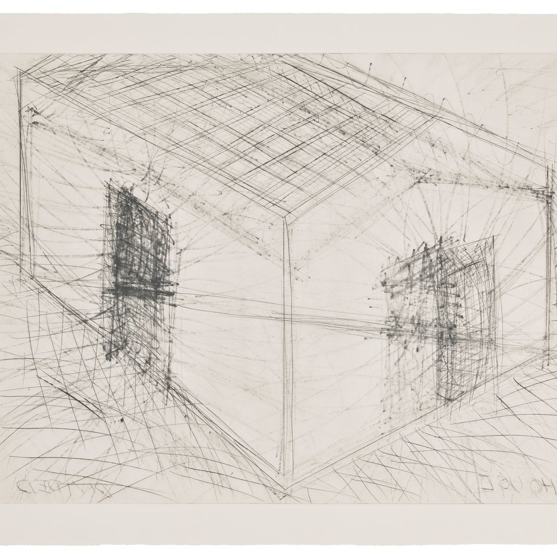 Bruce Nauman — Разделенный дом