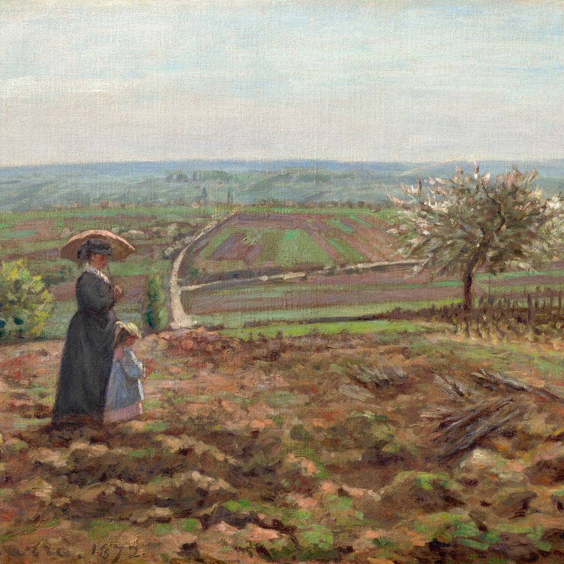 Camille Pissarro — Руанский маршрут, лес мастеров искусства, Понтуаз, изображение 1