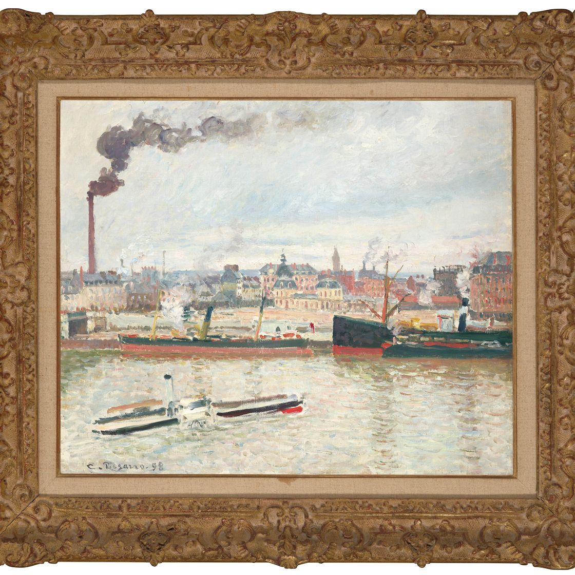 Camille Pissarro — Улица на Орлеанском вокзале, Сен-Север, Руан, изображение 4