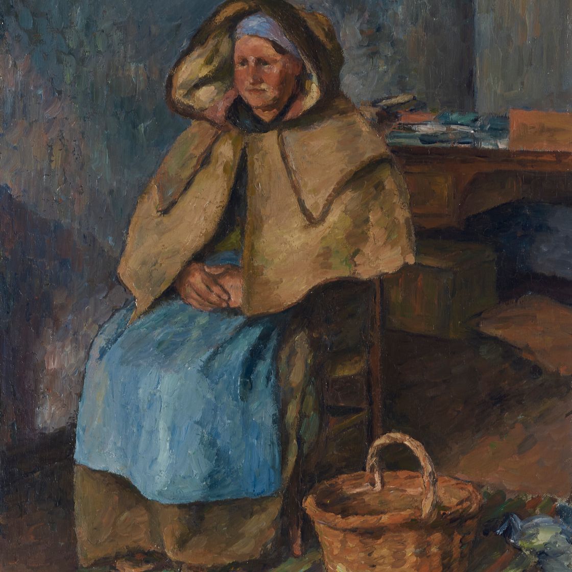 Camille Pissarro — Мать Гаспар, Понтуаз, изображение 1