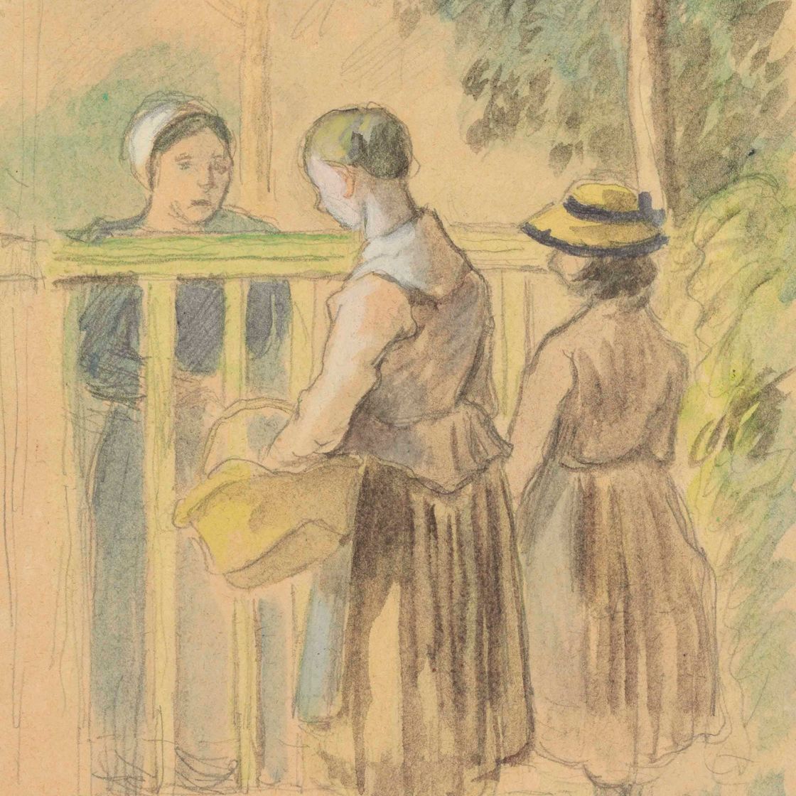Camille Pissarro — Мендиантес