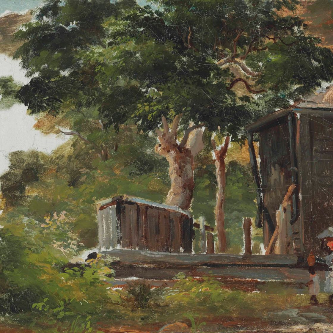 Camille Pissarro — Деревенская сцена.