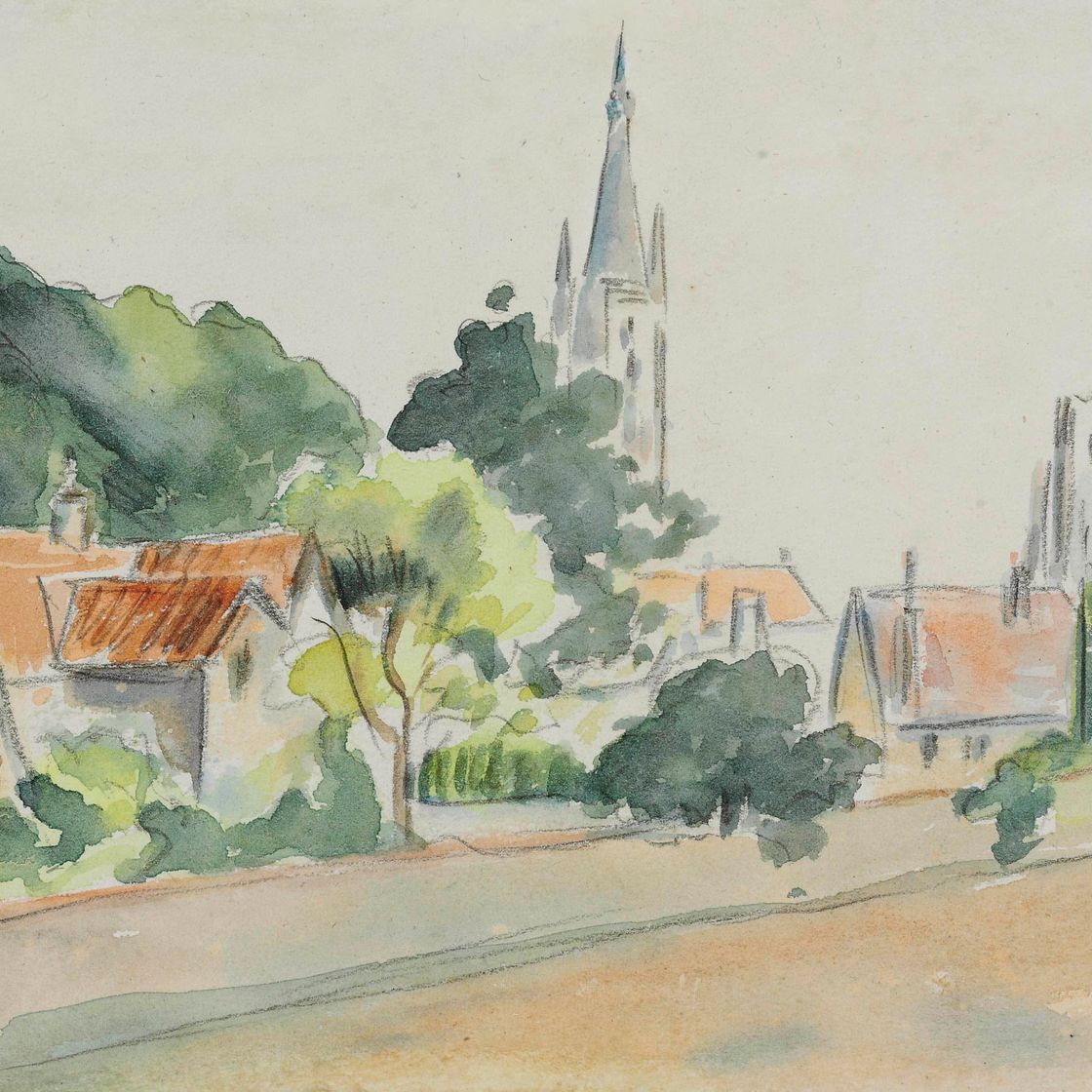 Camille Pissarro — Церковь всех Святых, Бьюла-Хилл