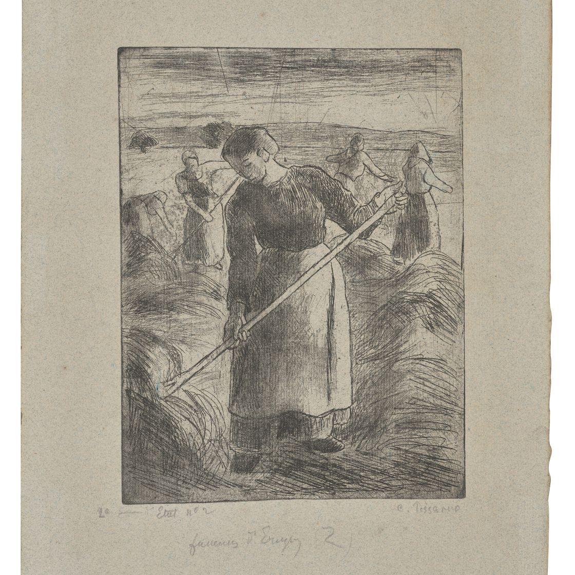 Camille Pissarro — Поклонники д'Эраньи