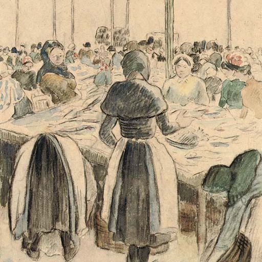 Camille Pissarro — Ле-Марше-о-Халль, Париж