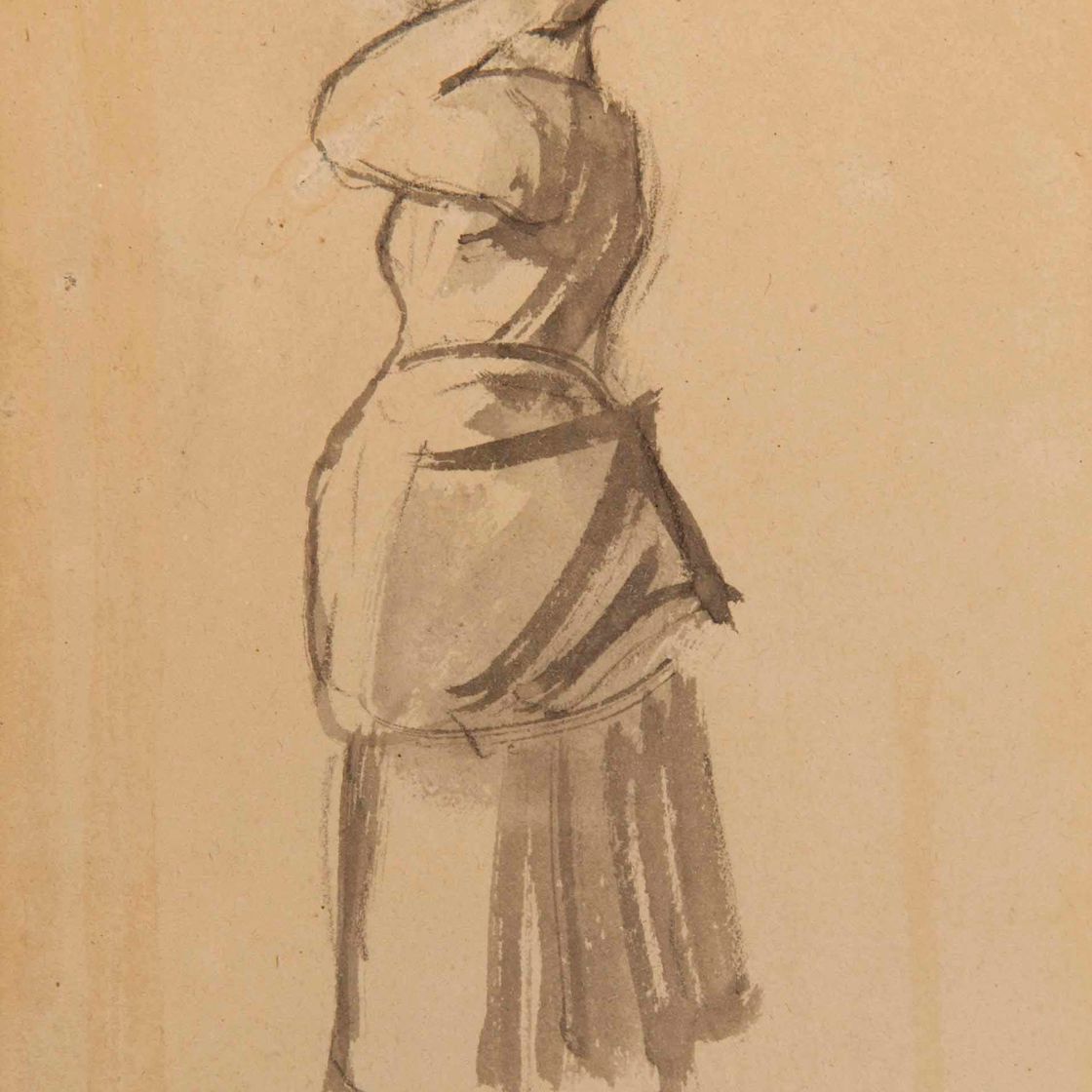 Camille Pissarro — Пейсанн-де-дос (спереди и сзади)