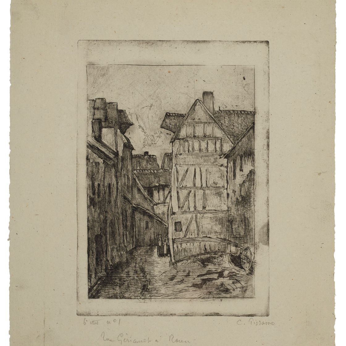 Camille Pissarro — Улица Жерико, Руан