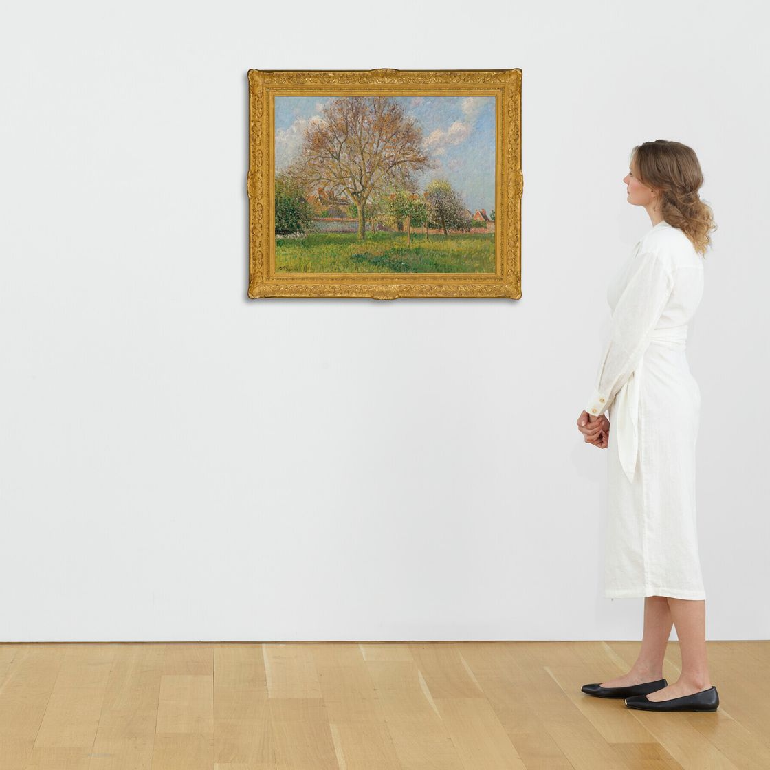 Camille Pissarro — Большой ужин по-весеннему, апре-миди, изображение 3